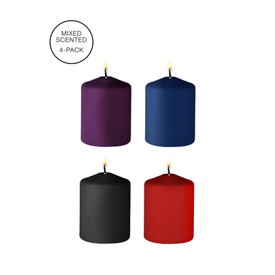 Tease Candles - Mix - 4 Stuks - Multicolor