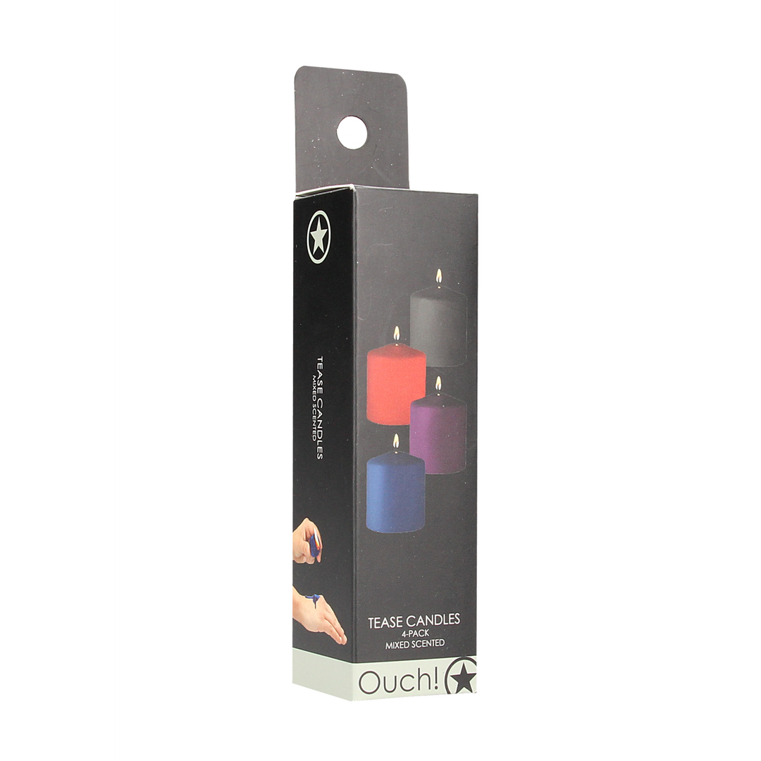 Tease Candles – Mix – 4 Stuks – Multicolor