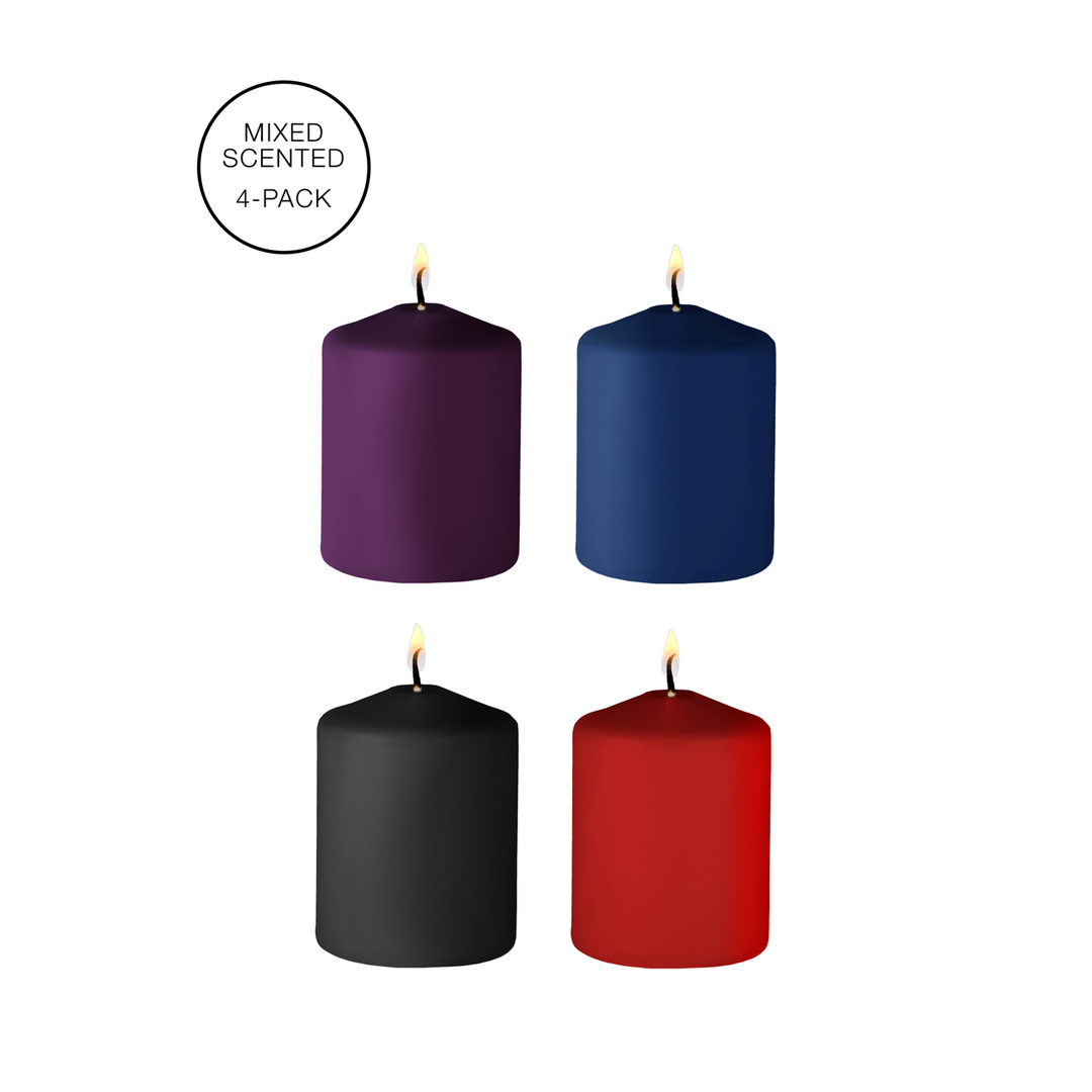 Tease Candles – Mix – 4 Stuks – Multicolor