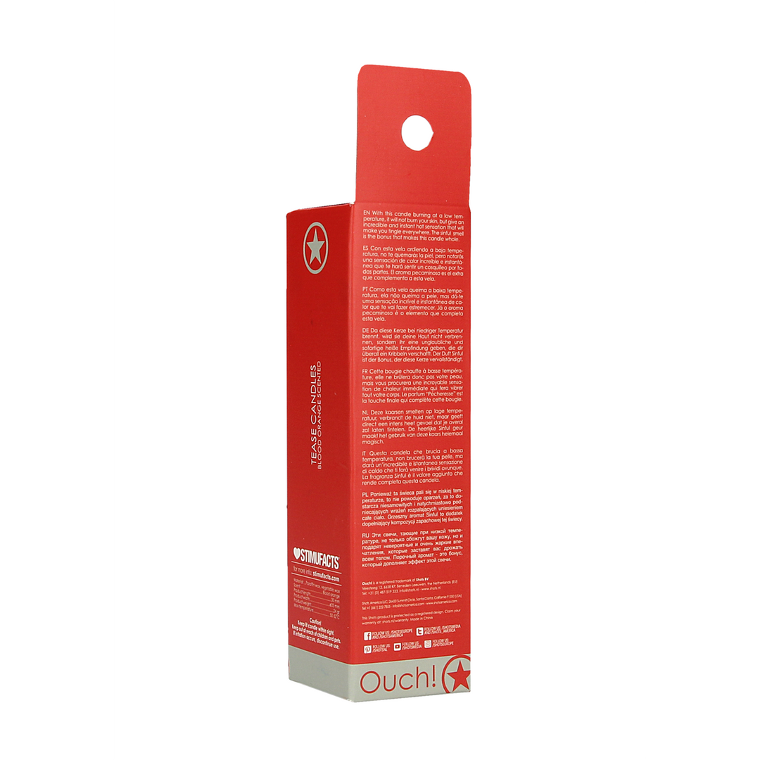 Tease Candles – Sinful – 4 Stuks – Rood