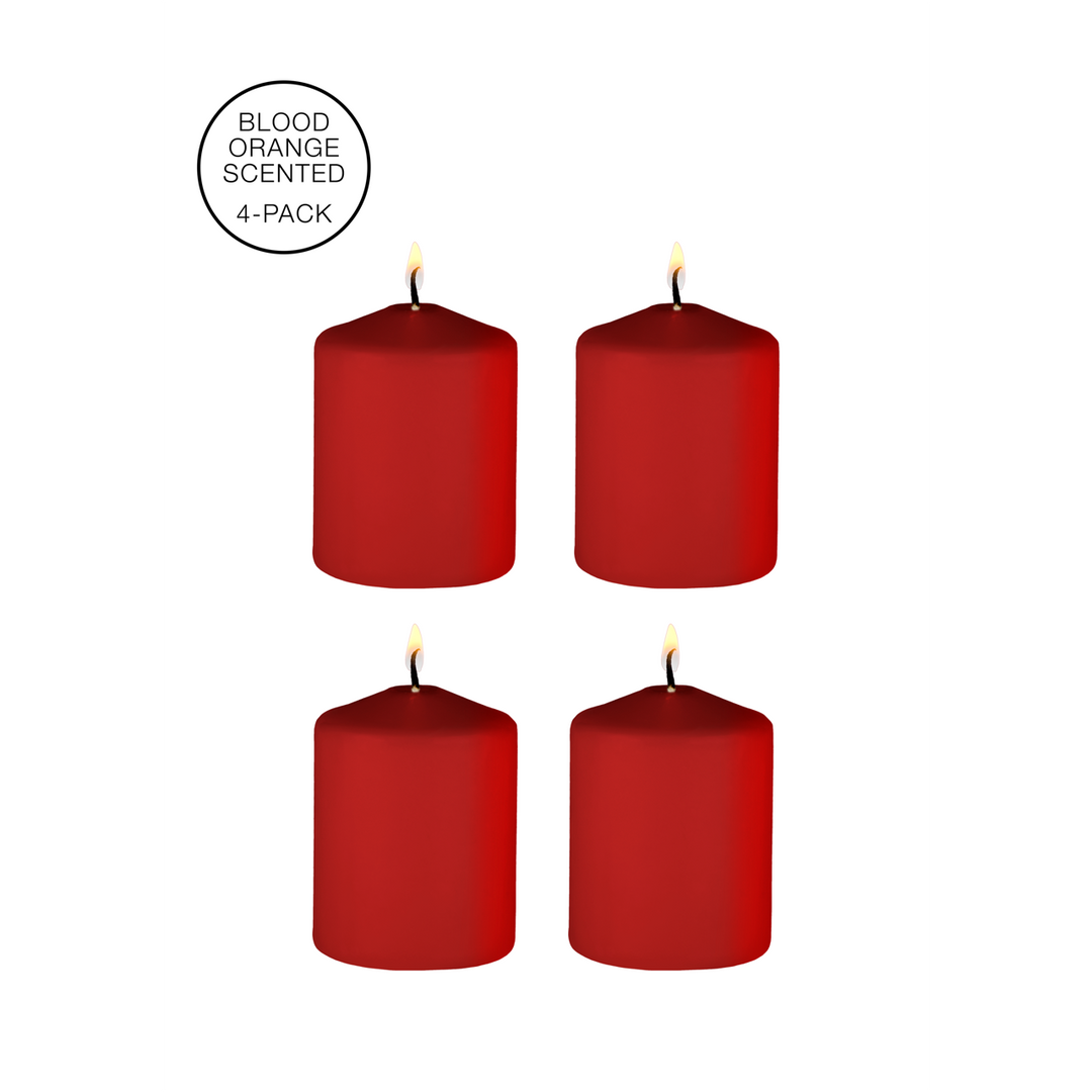 Tease Candles – Sinful – 4 Stuks – Rood