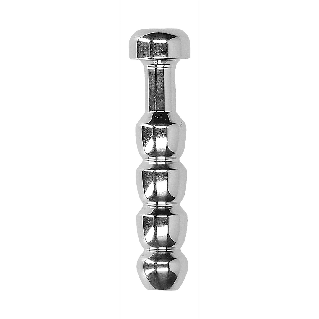 Ribbed Hollow Penis Plug – 0.4 / 10 mm