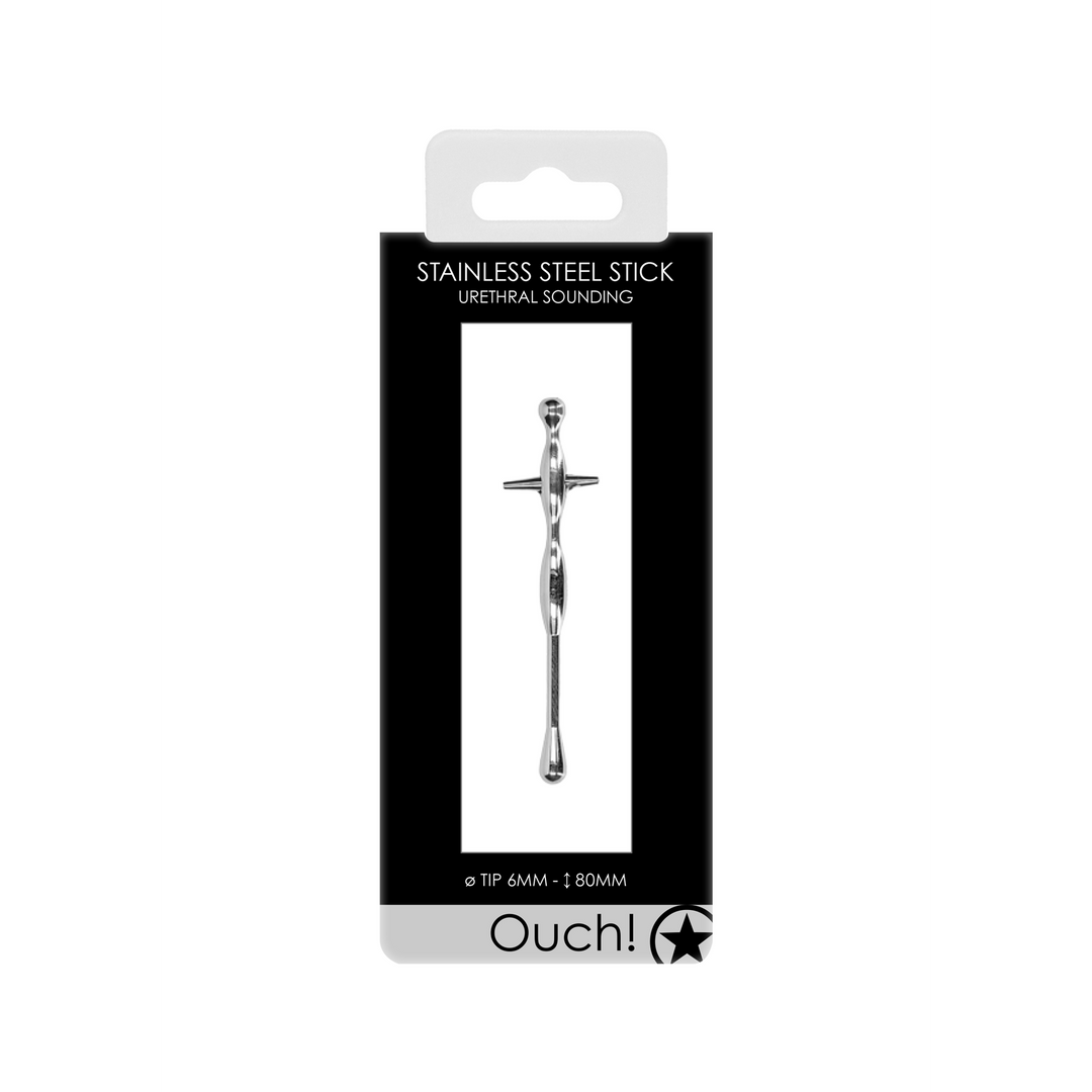 Penis Plug with Ribs – 0.2 / 6 mm
