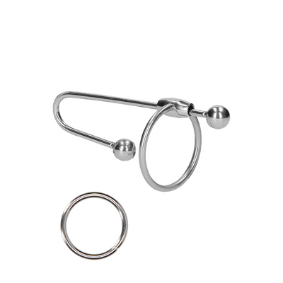 Stainless Steel Penis Plug with Ball - 0.4 / 10 mm Stainless Steel Penis Plug with Ball - 0.4 / 10 mm