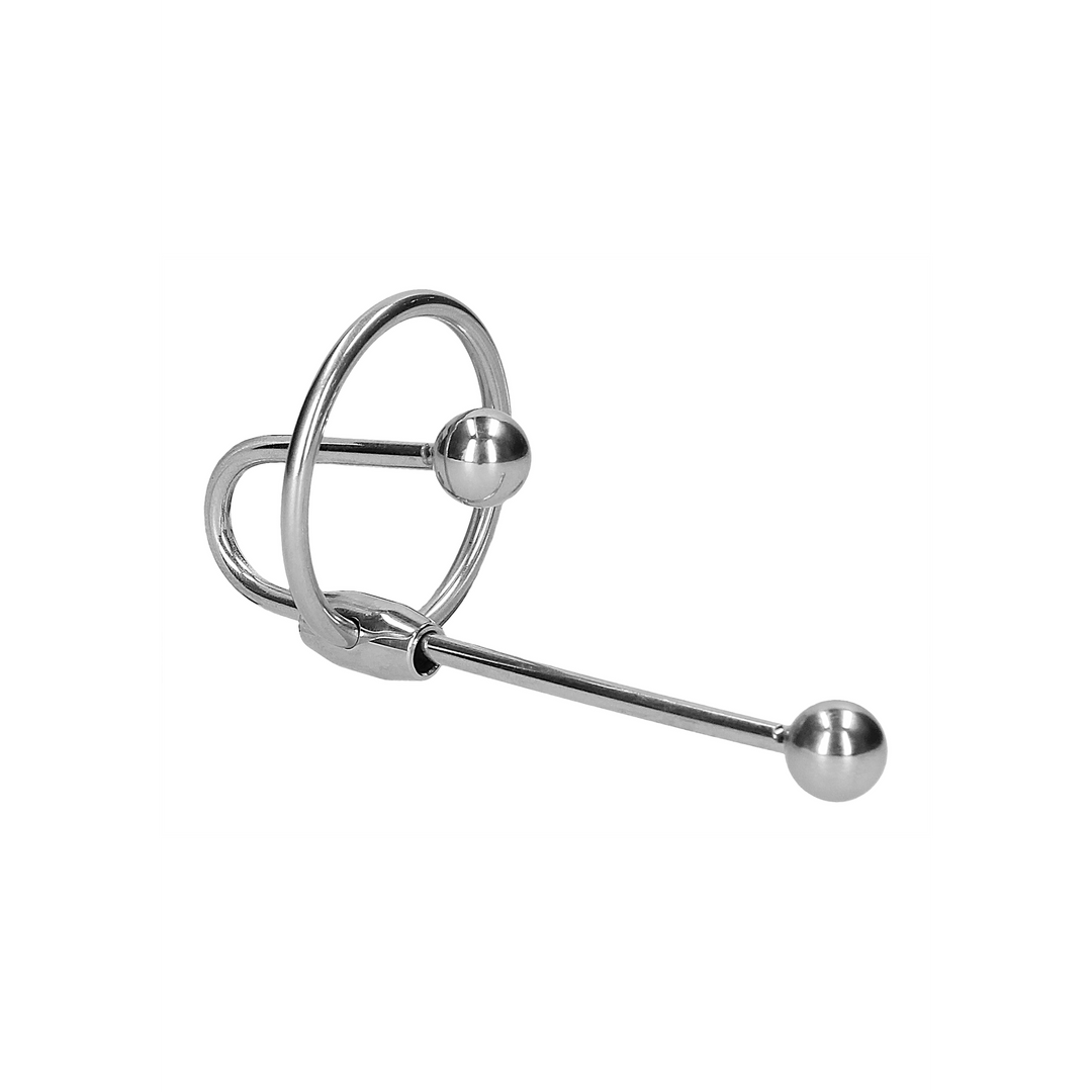 Stainless Steel Penis Plug with Ball – 0.4 / 10 mm