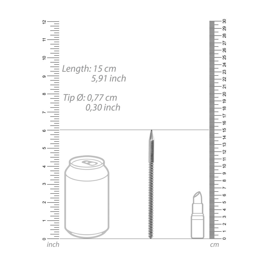 Roestvrijstalen Geribbelde Dilator – 0,3 / 8 mm