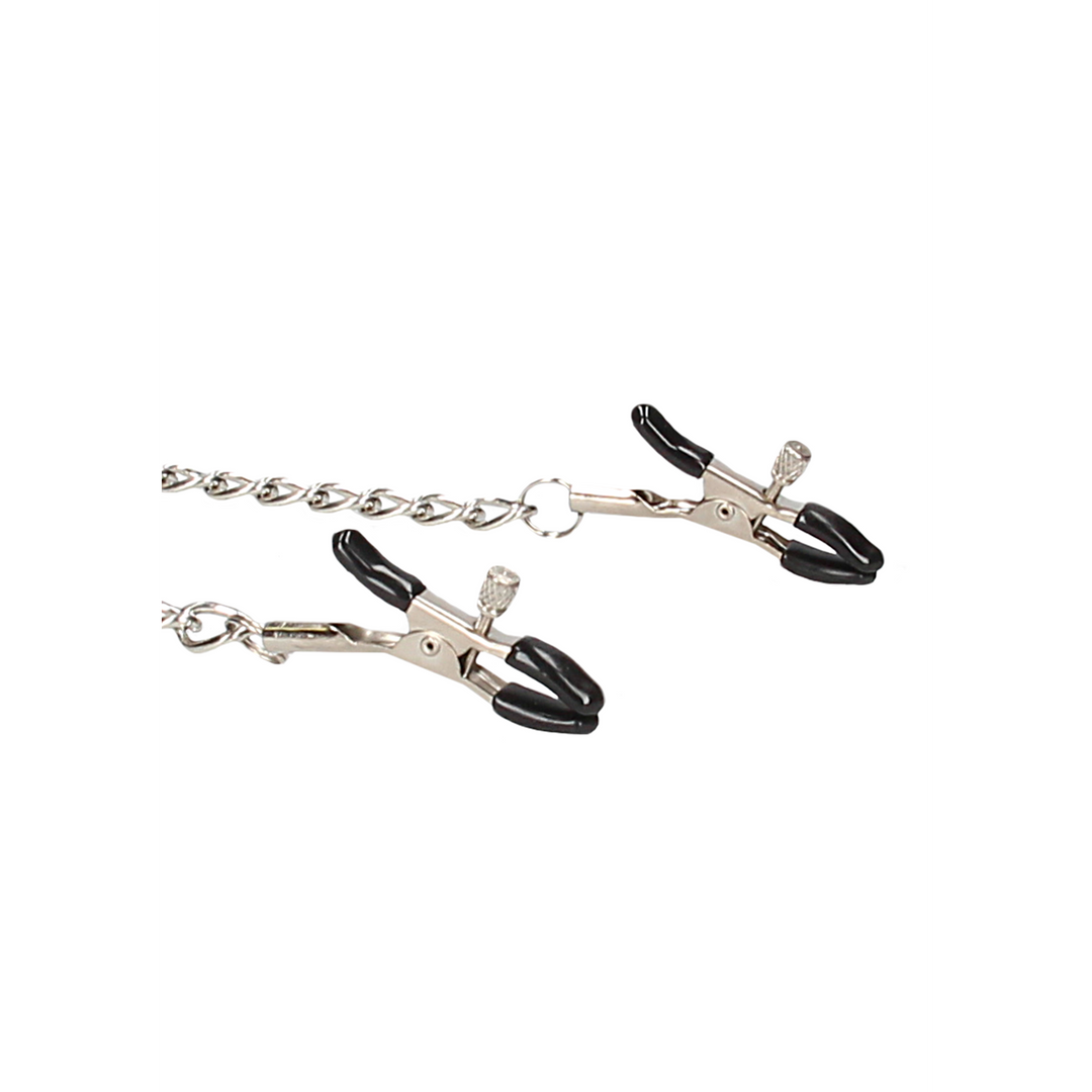 Ademend Ball Gag met Tepelklemmen
