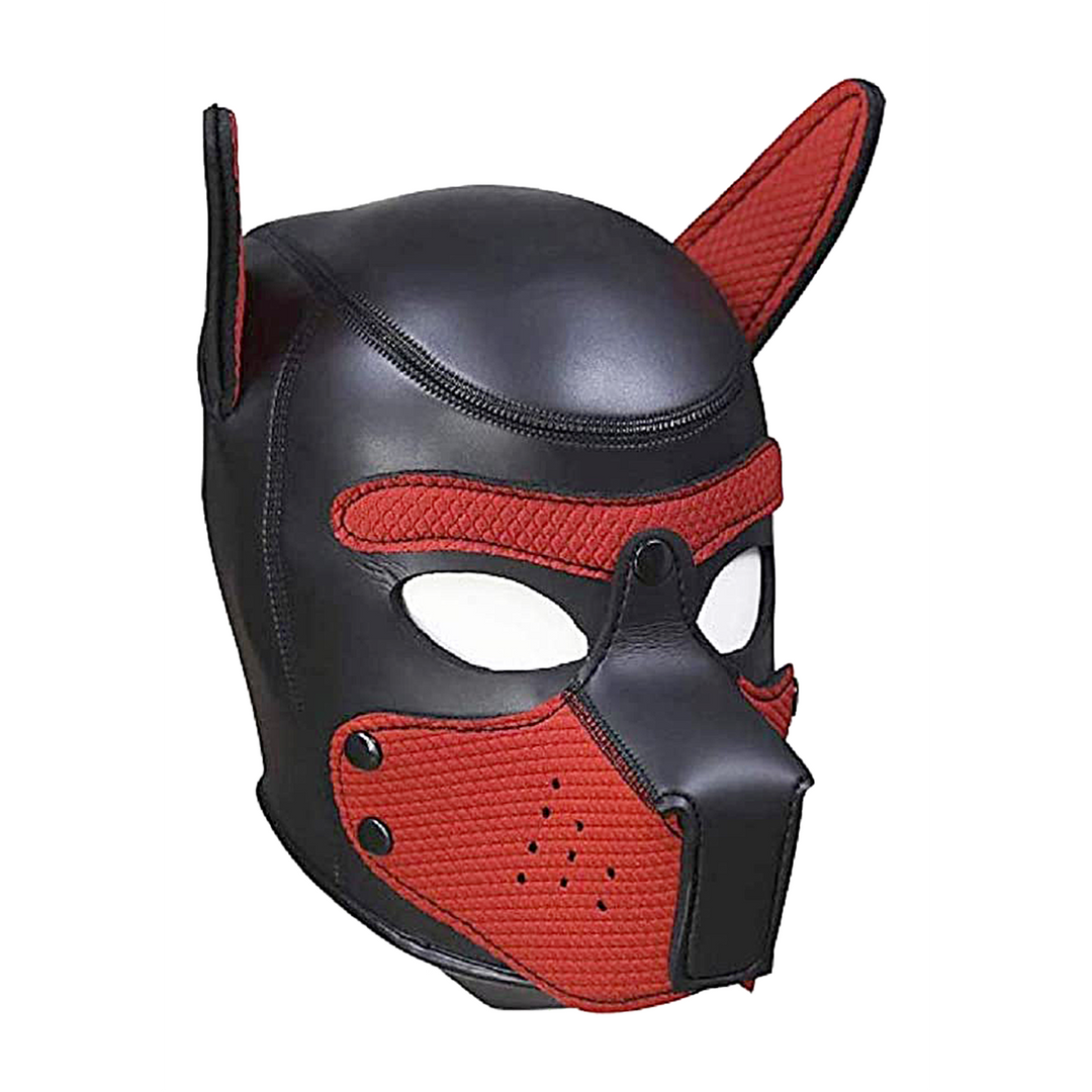 Neopreen Puppy Mask – Rood