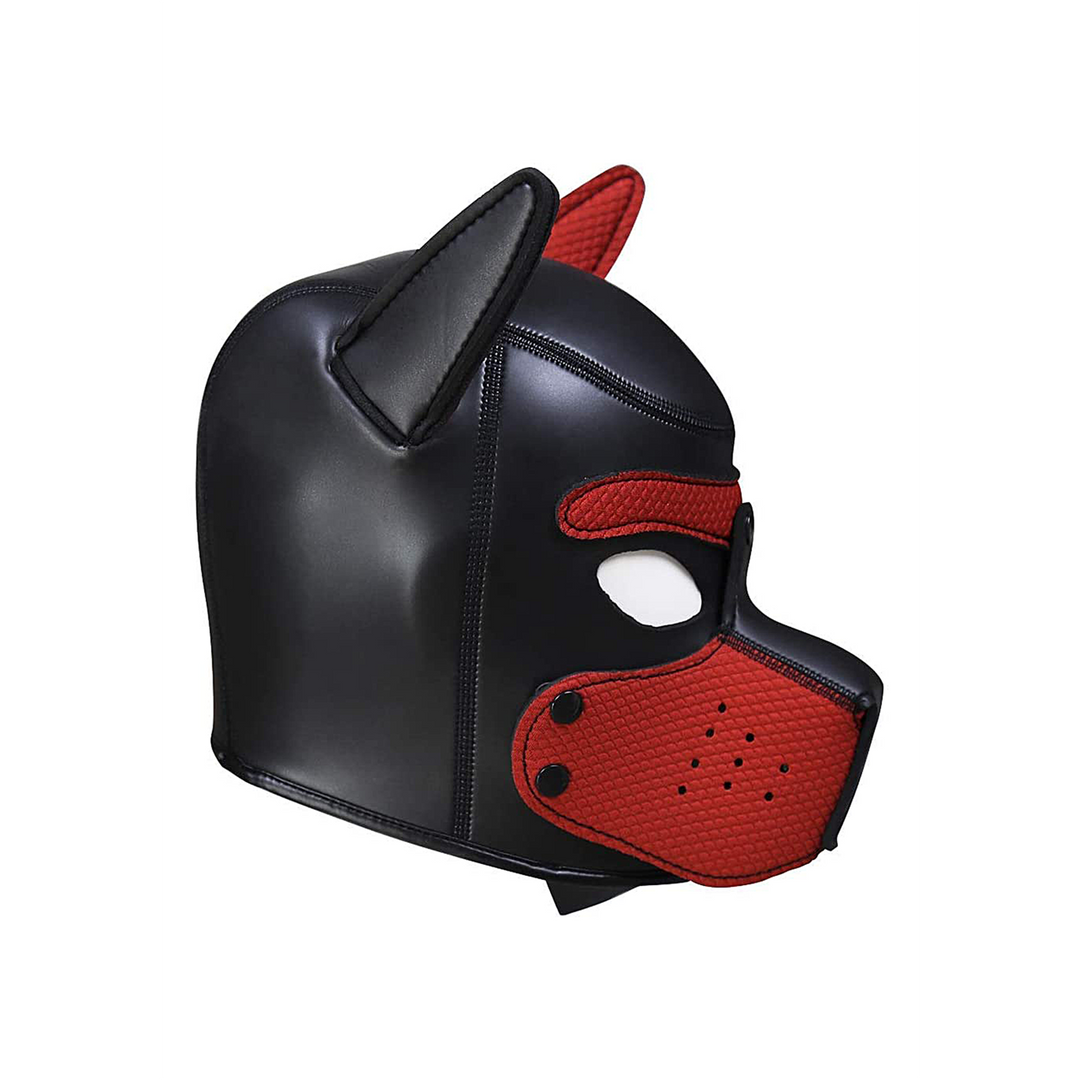 Neopreen Puppy Mask – Rood