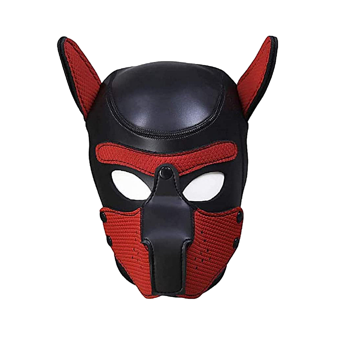 Neopreen Puppy Mask – Rood