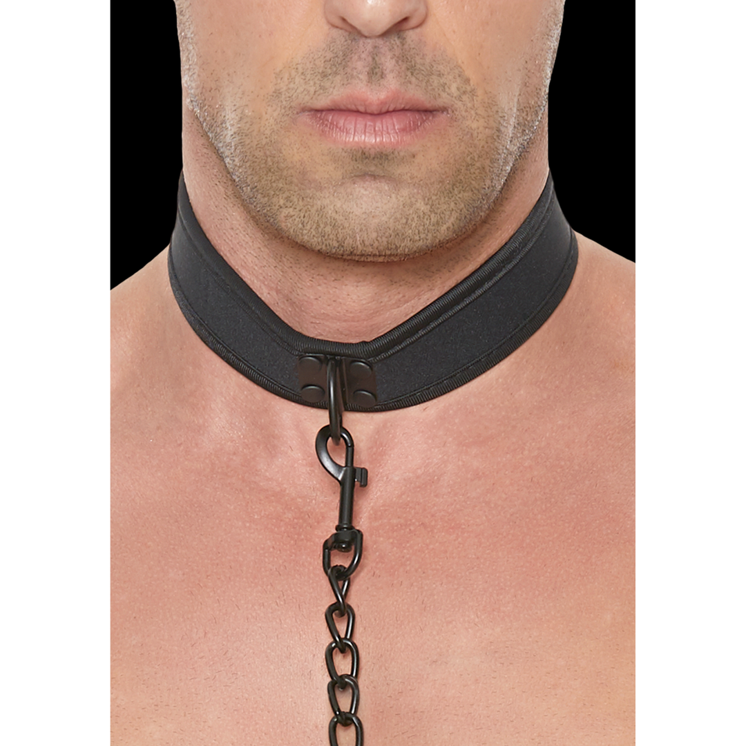 Neopreen Halsband met Leash