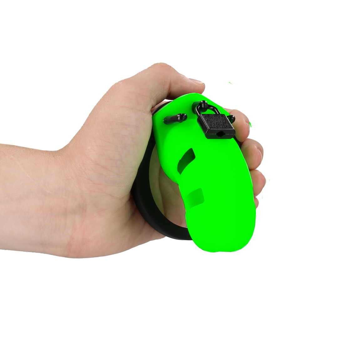 Model 20 Chastity Cage – Glow in the Dark – 4 / 9 cm