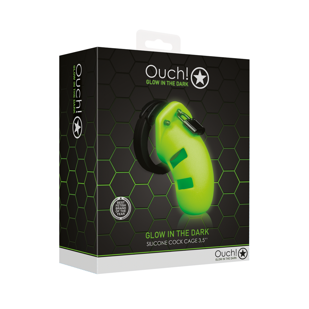 Model 20 Chastity Cage – Glow in the Dark – 4 / 9 cm