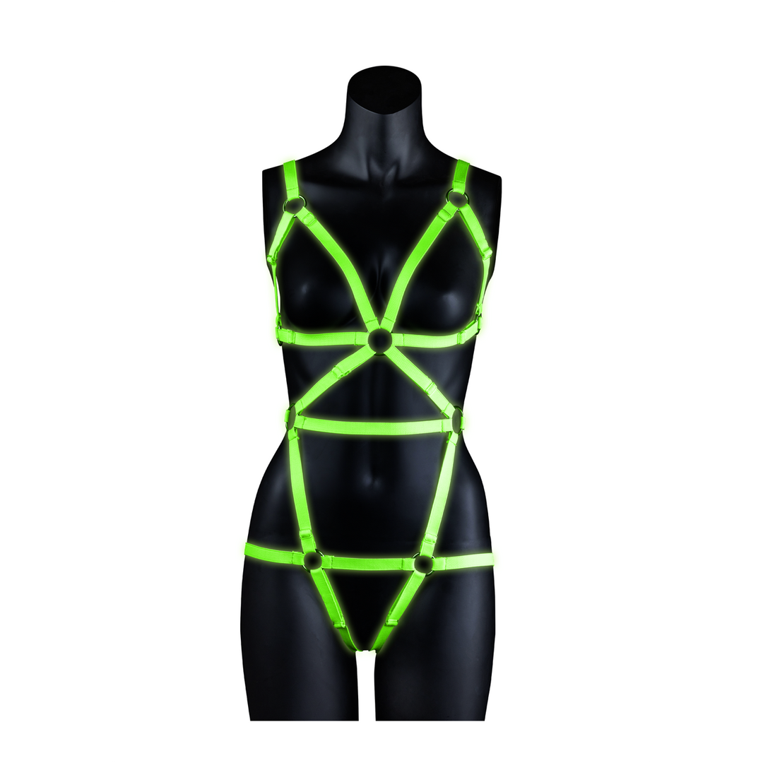 Body-Bekleding Harnas – Glow in the Dark – L/XL