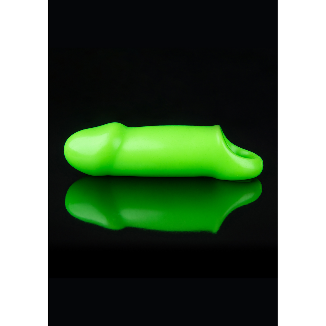 Gladde Dikke Rekbare Penis Huls – Glow in the Dark
