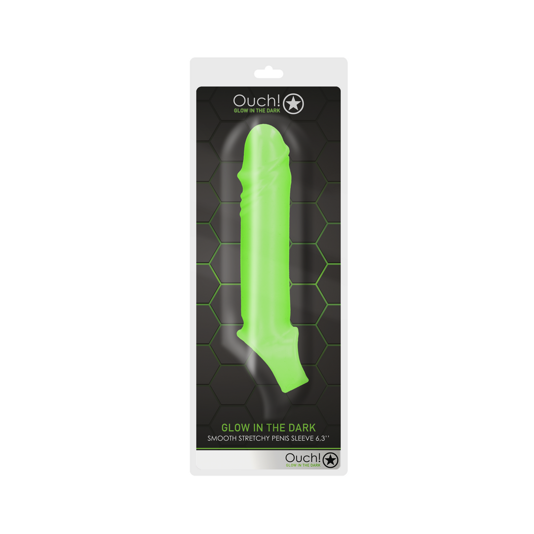 Zachte, Rekbare Penis Sheath – Glow in the Dark