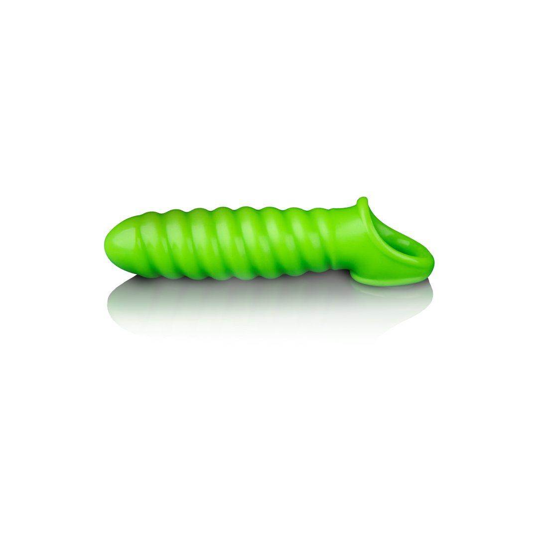 Swirl Rekbare Penis Sheath – Glow in the Dark