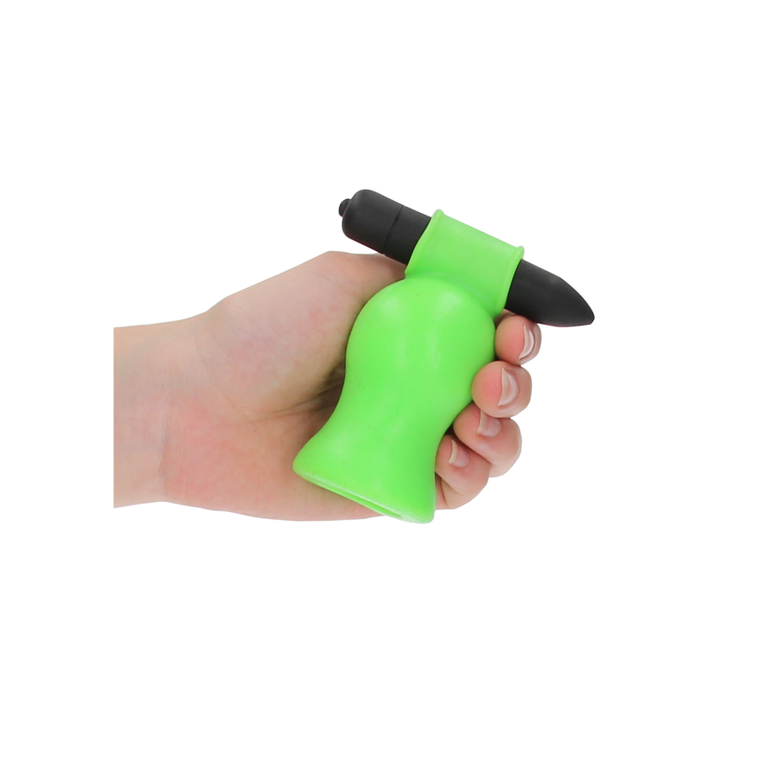Vibrerende Hoofd Masturbator – Glow in the Dark