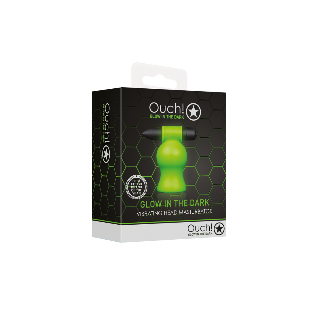 Vibrerende Hoofd Masturbator – Glow in the Dark