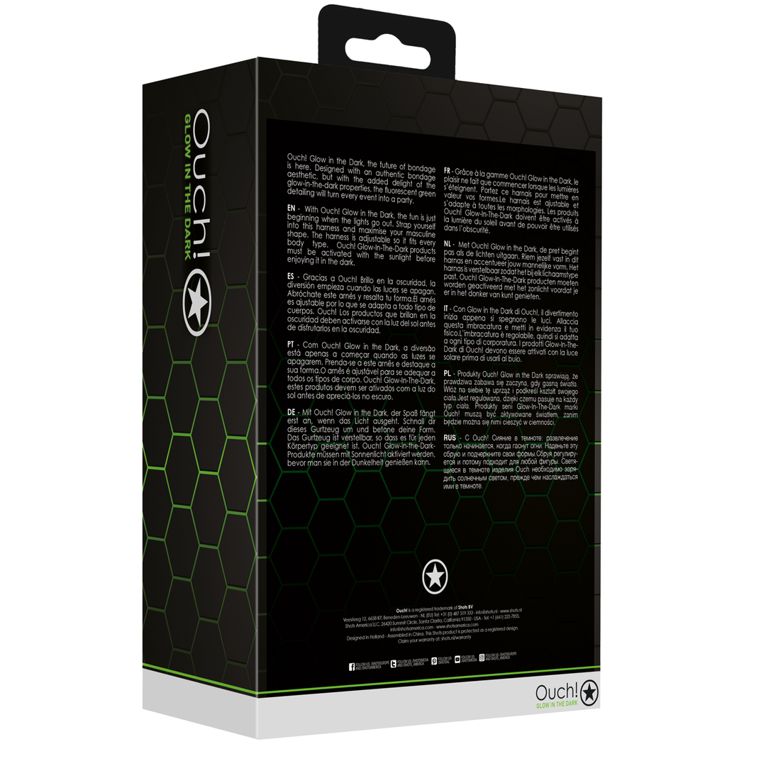 Neopreen Harnas – Glow in the Dark – S/M
