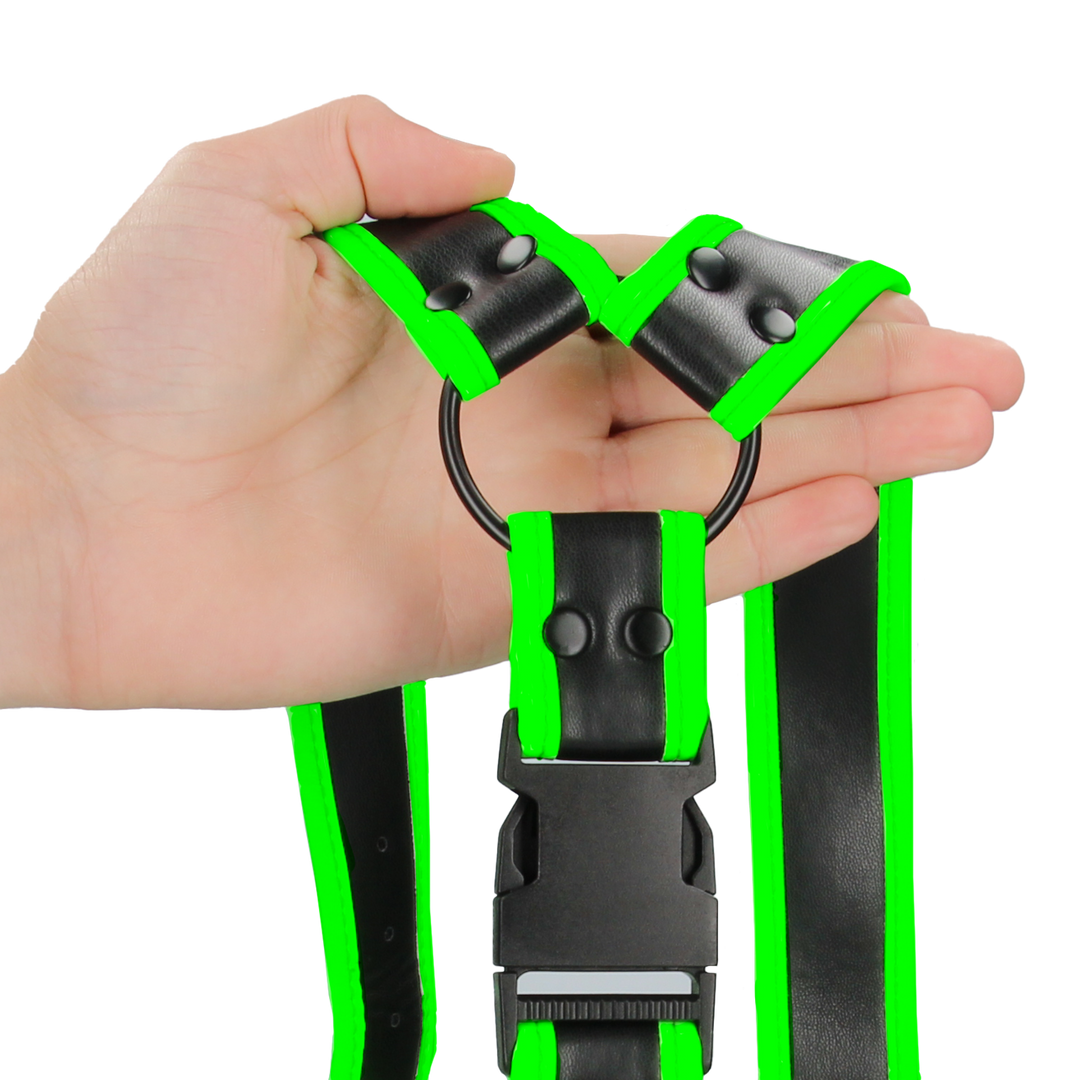 Buckle Harness – Glow in the Dark – S/M