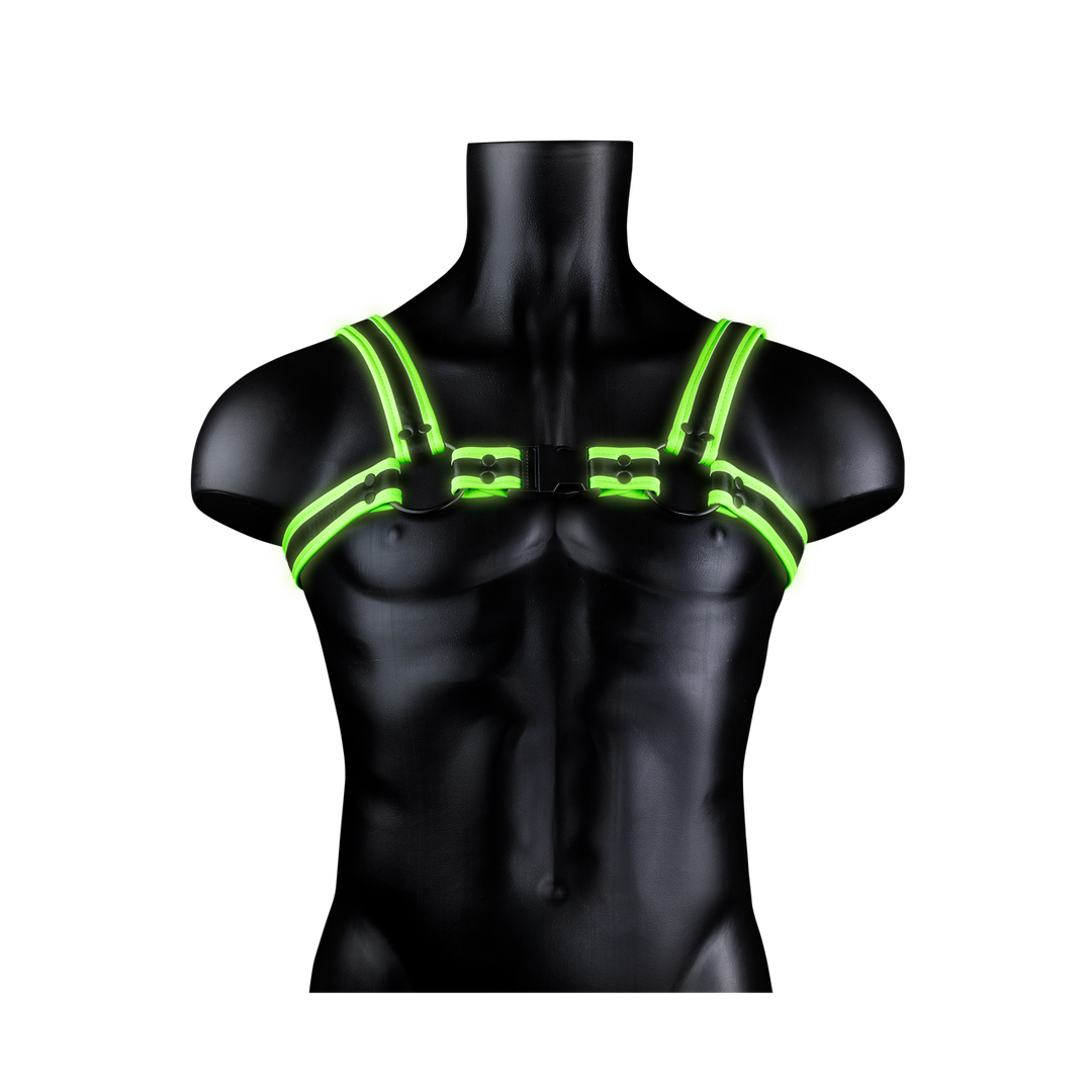 Buckle Harness – Glow in the Dark – S/M