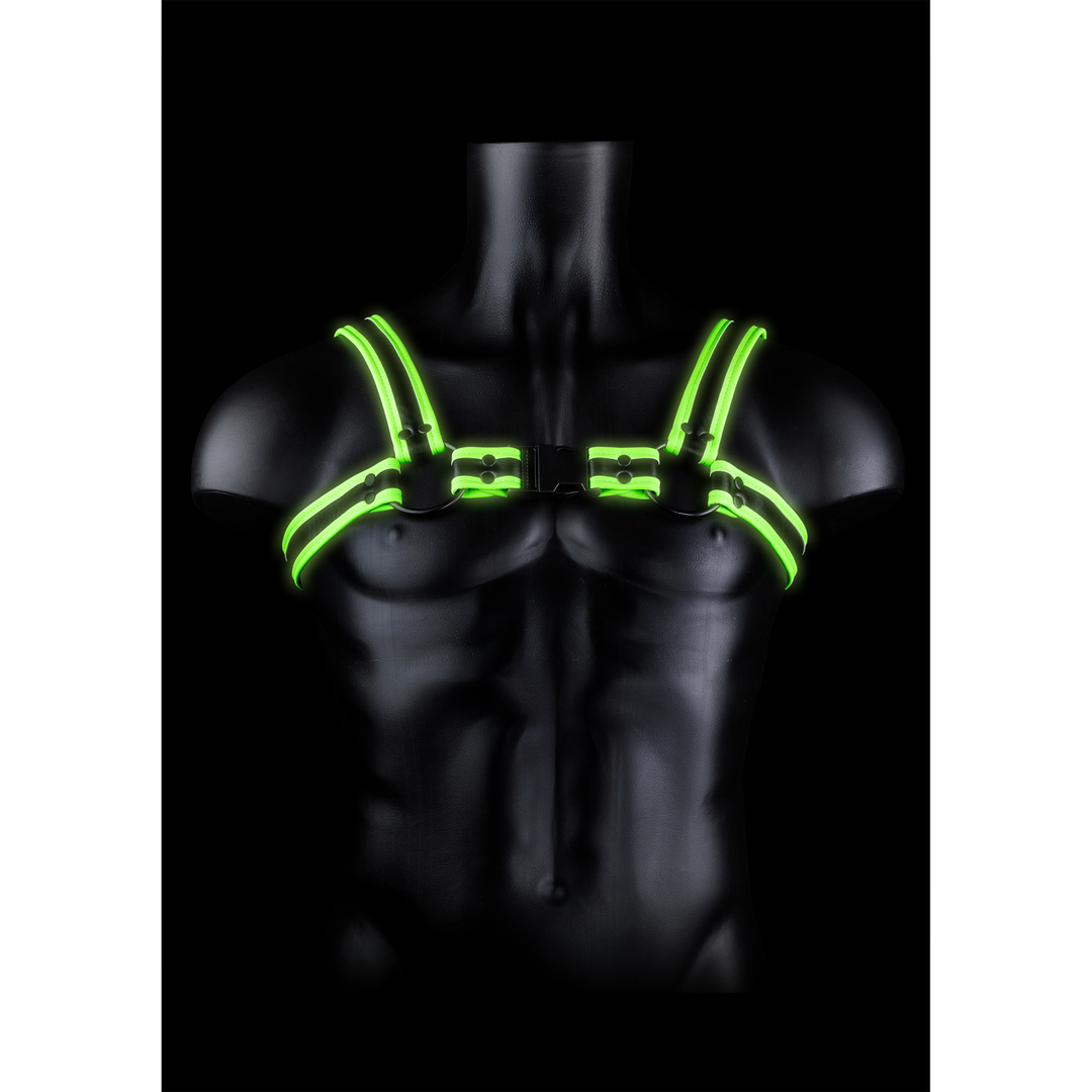 Buckle Harness – Glow in the Dark – S/M