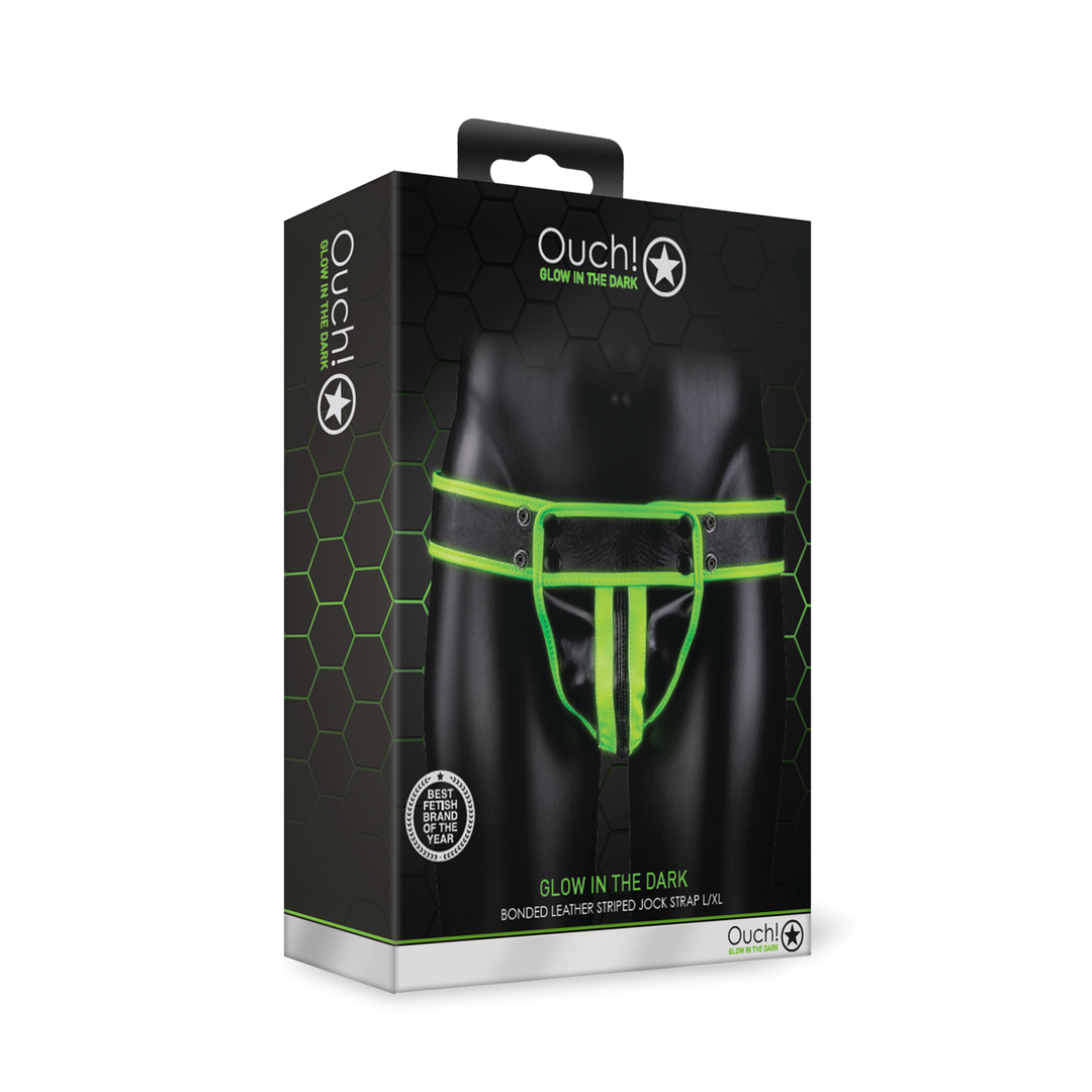 Gestreepte Jockstrap – Glow in the Dark – L/XL