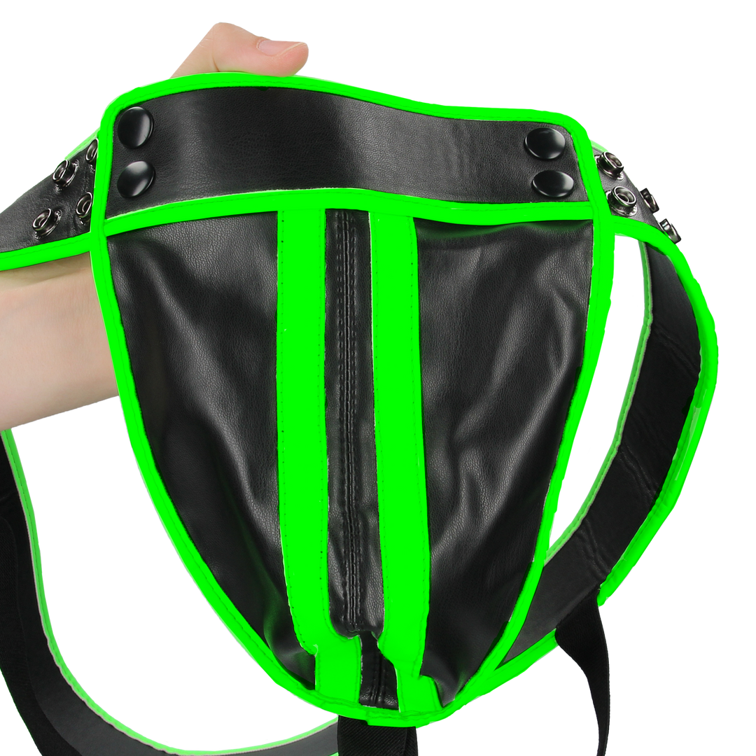 Gestreepte Jockstrap – Glow in the Dark – S/M