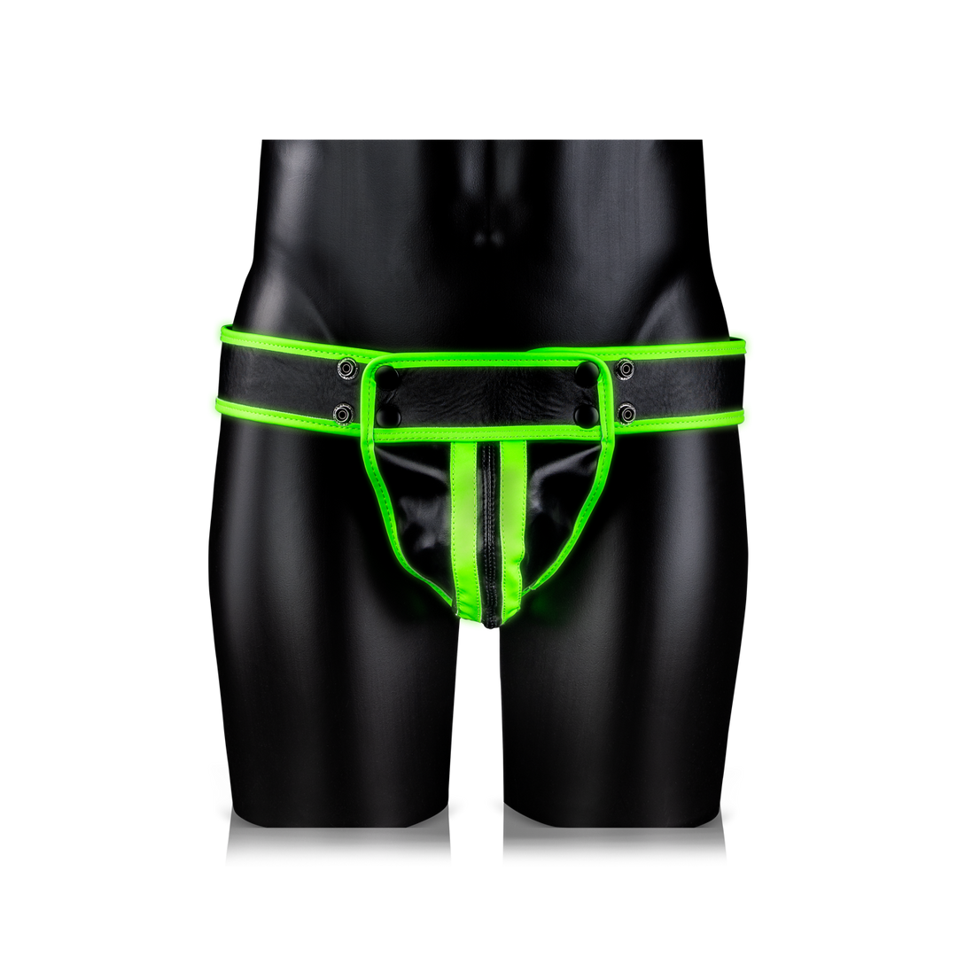Gestreepte Jockstrap – Glow in the Dark – S/M