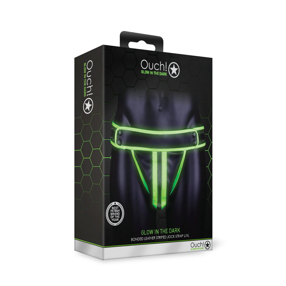 Gestreepte Jockstrap – Glow in the Dark – L/XL