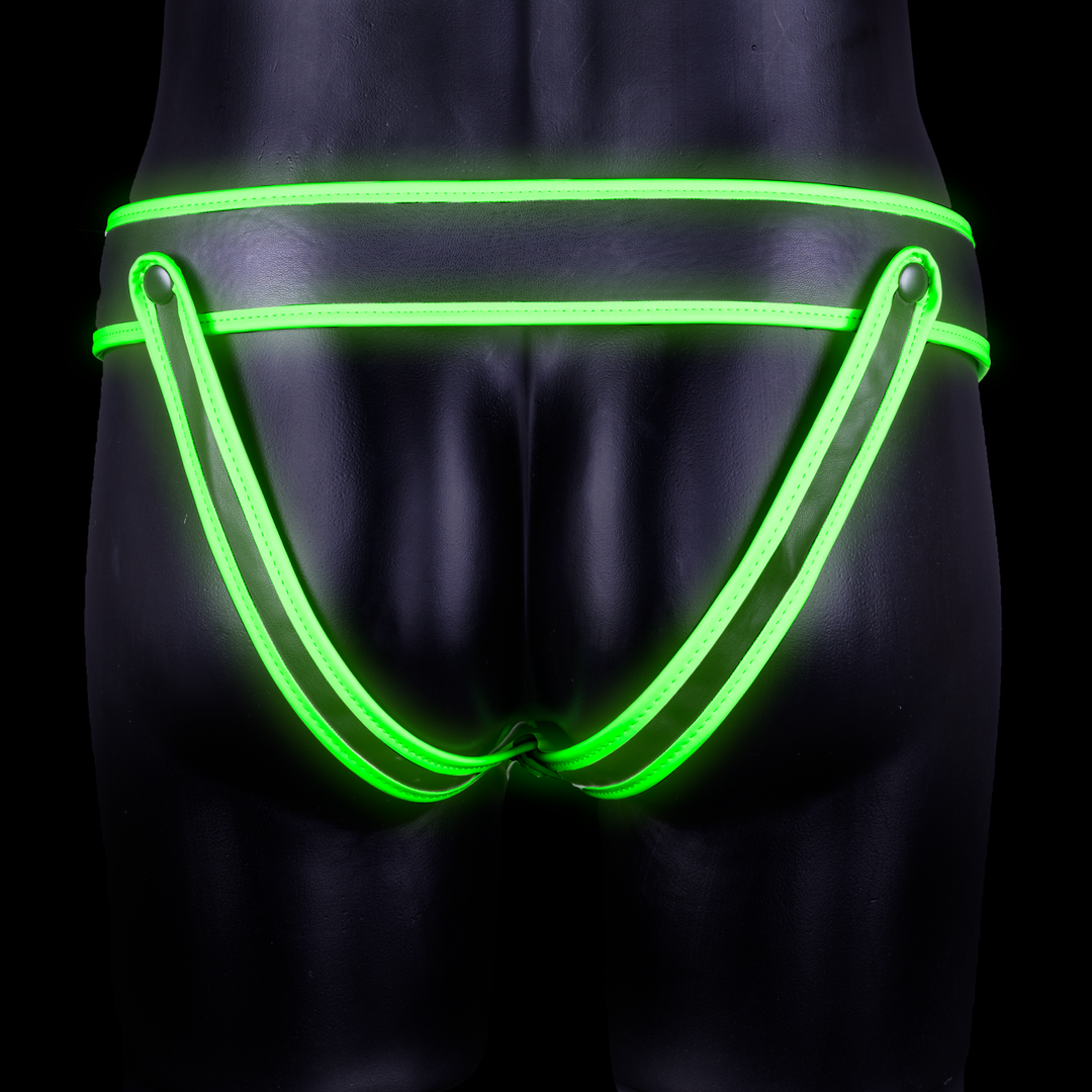 Gestreepte Jockstrap – Glow in the Dark – S/M