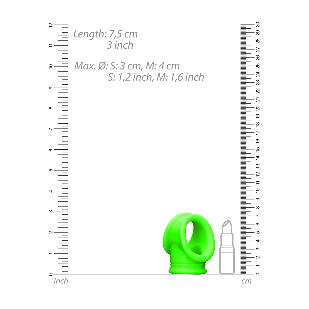 Cockring Ball Strap – Glow in the Dark