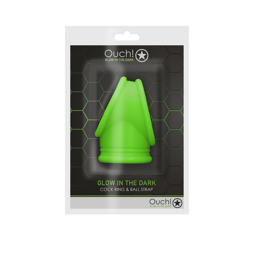 Cockring Ball Strap – Glow in the Dark