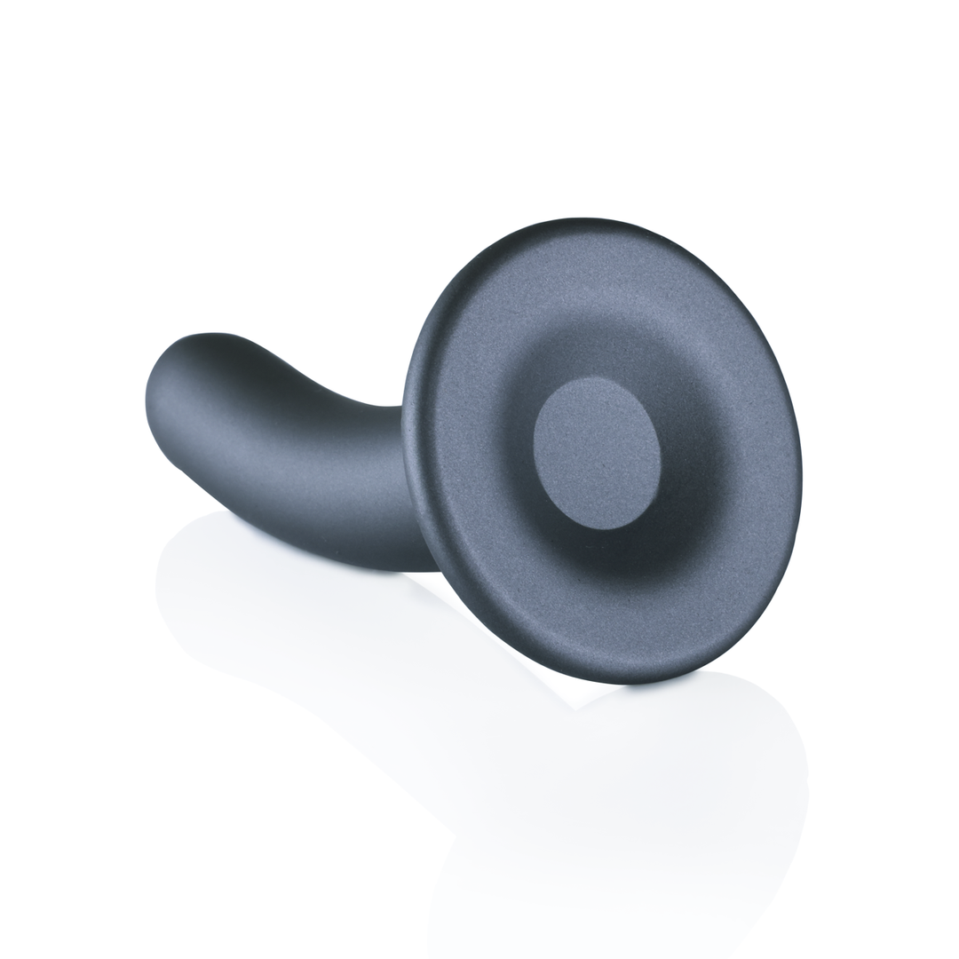 Zachte Siliconen G-Spot Dildo – 5” / 12 cm – Gunmetal