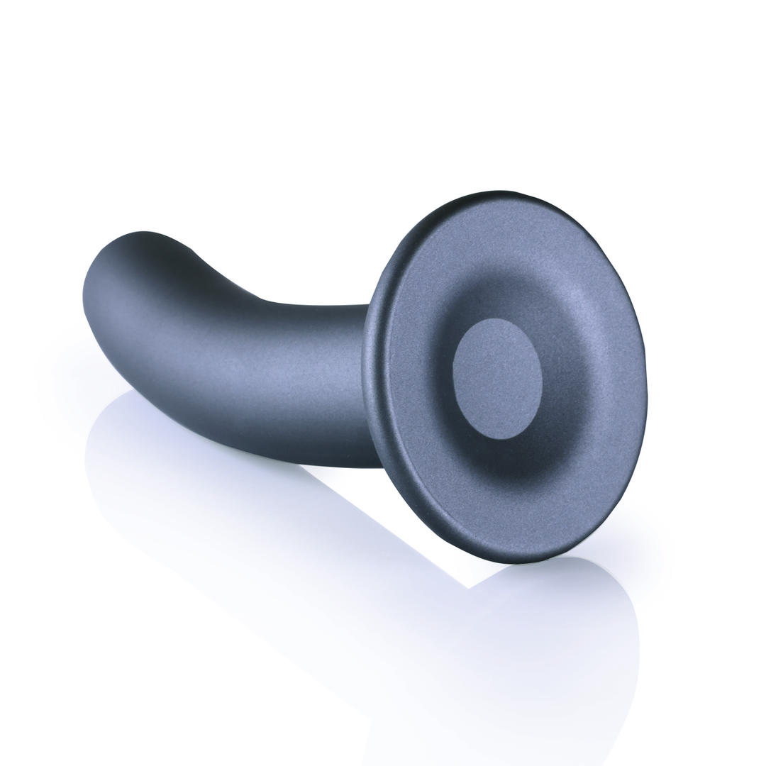 Zachte Silicone G-Spot Dildo – 6” / 14,5 cm – Gunmetal