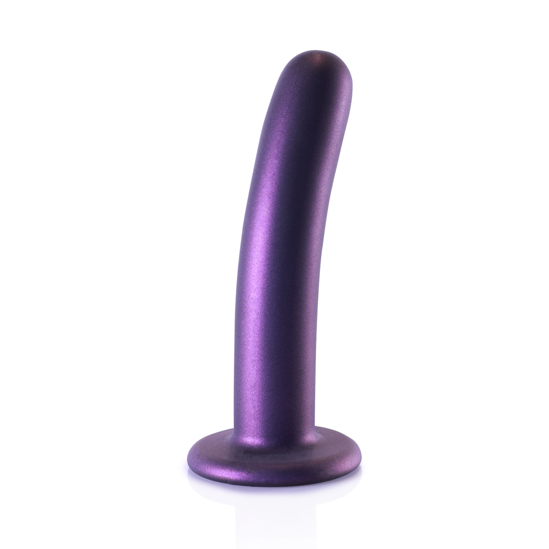 Zachte Silicone G-Spot Dildo – 6” / 14,5 cm – Metallic Paars