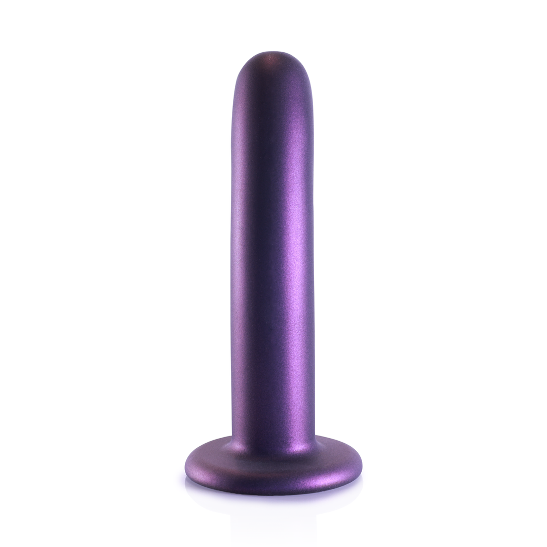 Zachte Silicone G-Spot Dildo – 6” / 14,5 cm – Metallic Paars