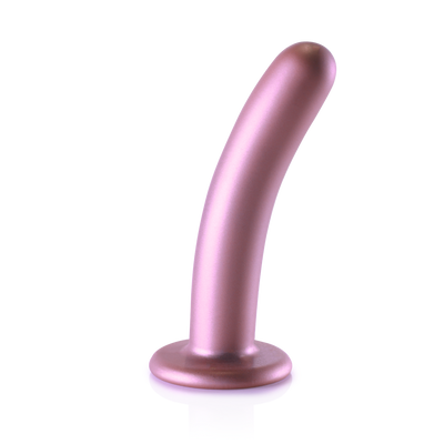 Glad Silicone G-Spot Dildo - 6'' / 14,5 cm - Rose Gold