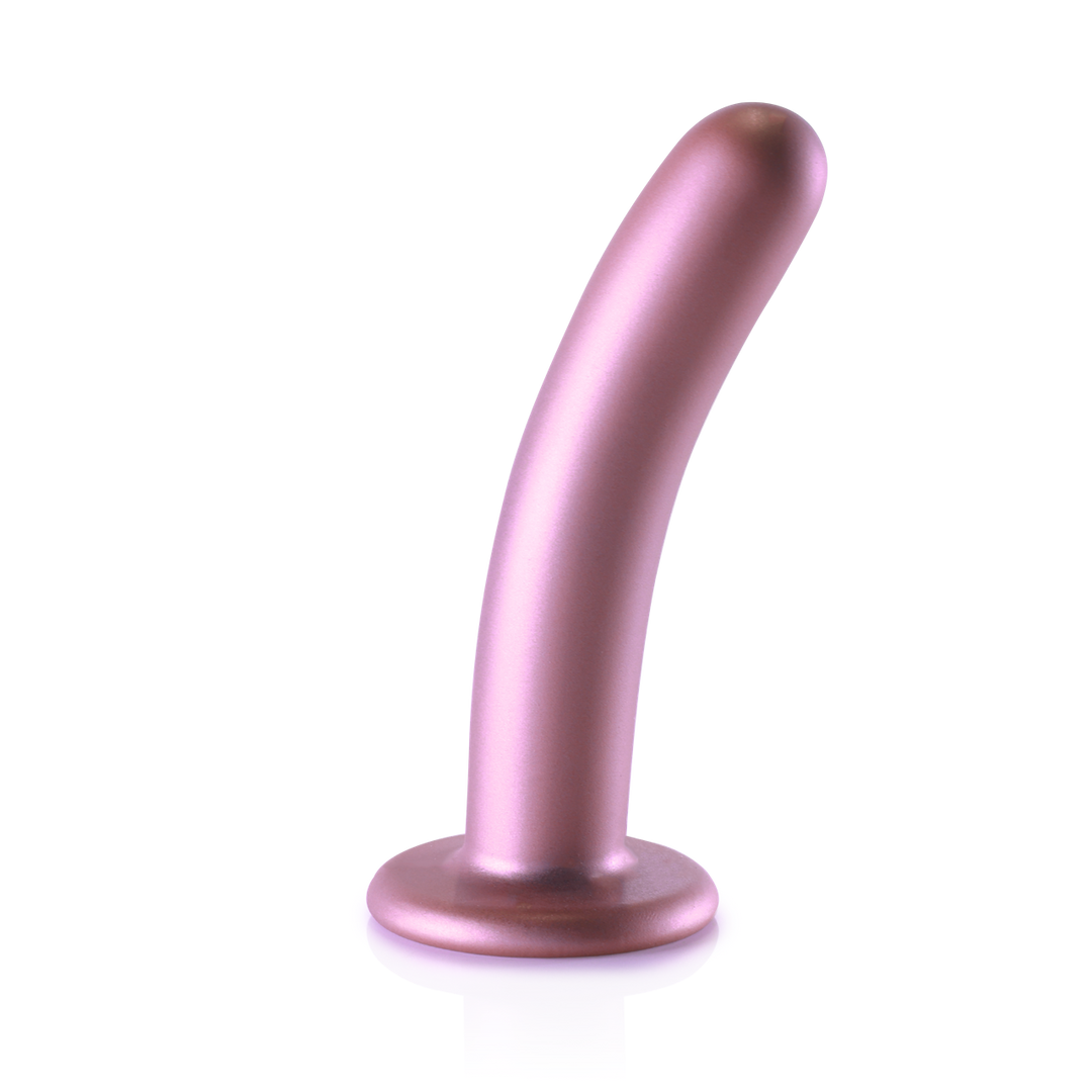 Glad Silicone G-Spot Dildo – 6” / 14,5 cm – Rose Gold