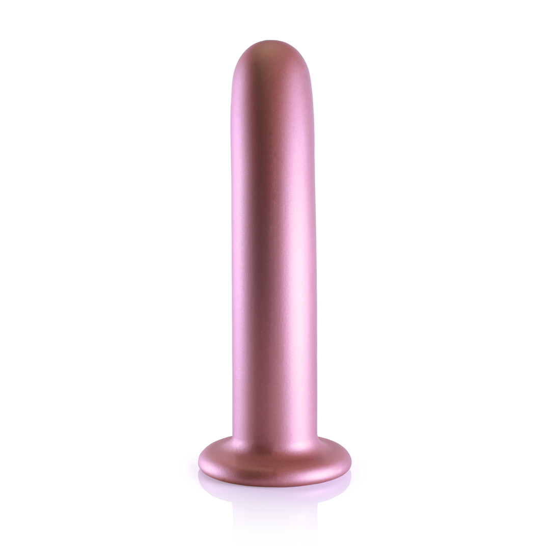 Zachte Silicone G-Spot Dildo – 7” / 17 cm – Roségoud