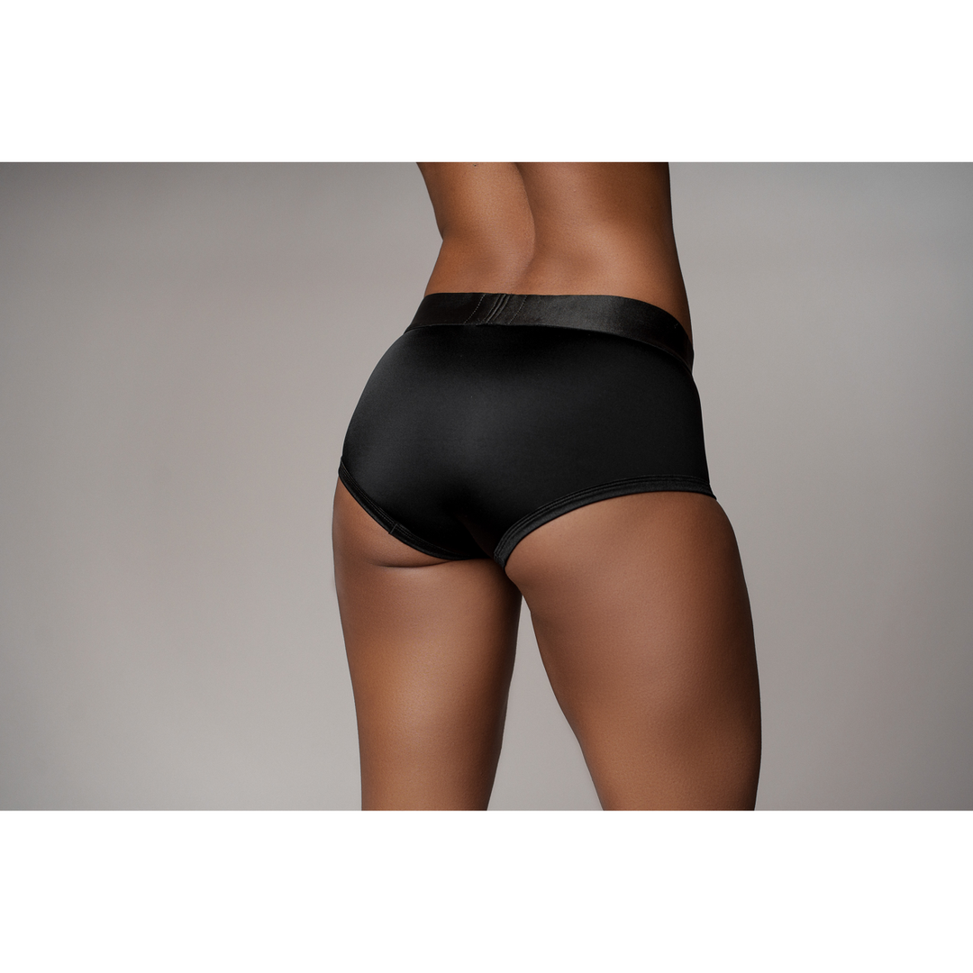 Vibrerende Strap-on Boxershort – M/L – Zwart