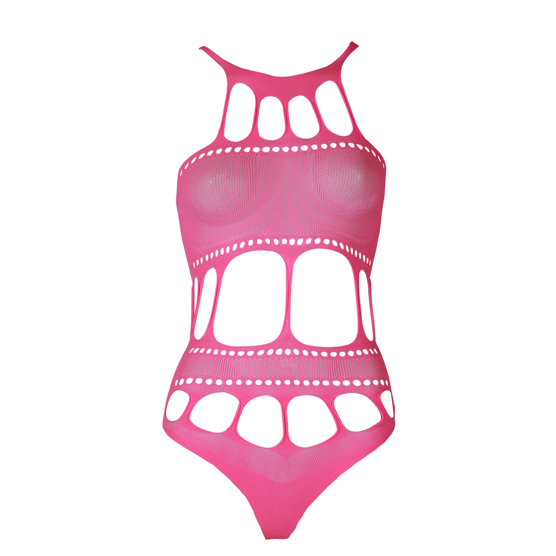 Body met Griekse Halslijn – One Size – Neon Roze