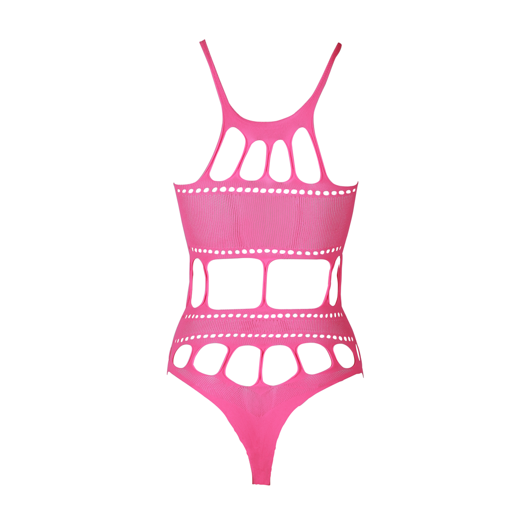 Body met Griekse Halslijn – One Size – Neon Roze