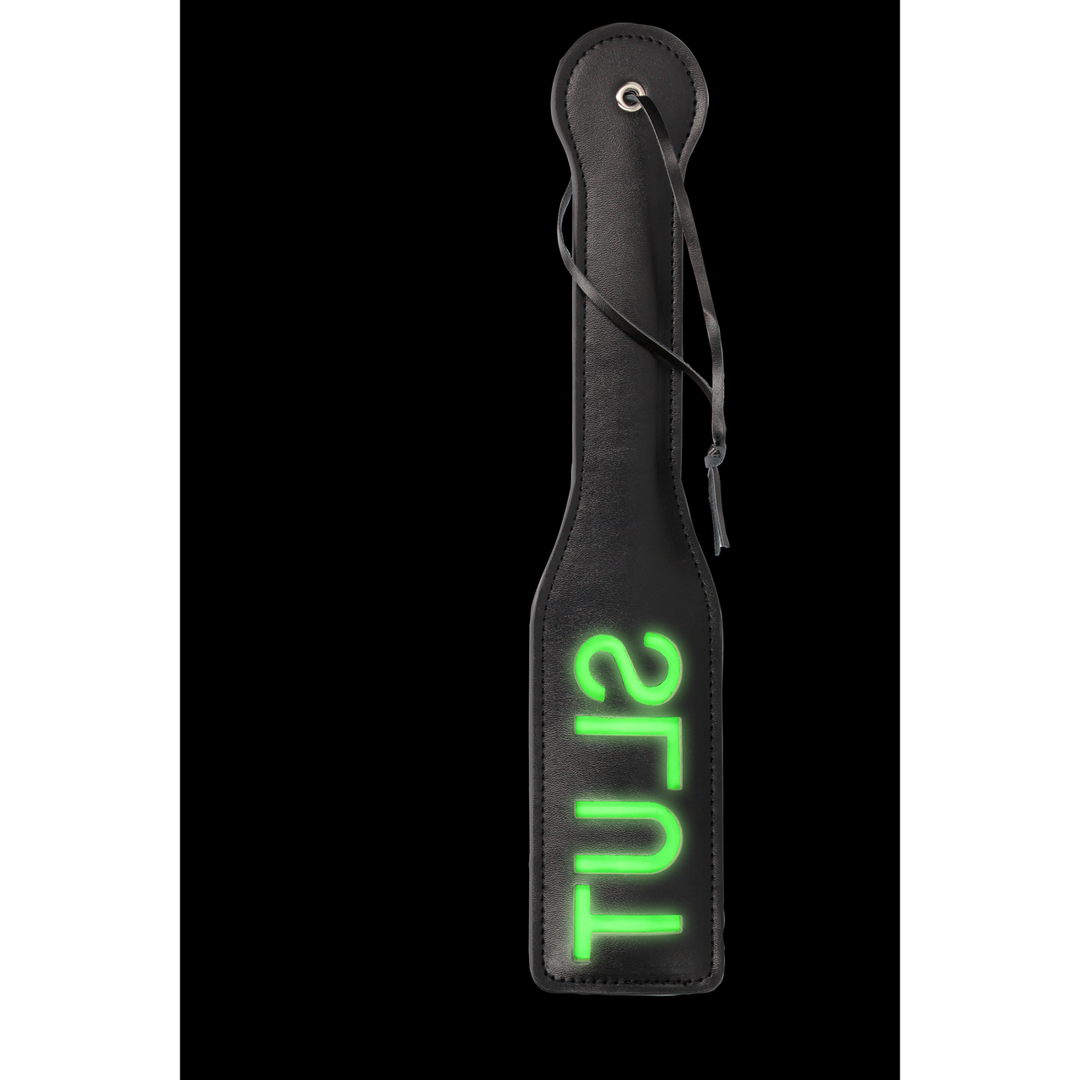 Slut Paddle – Glow in the Dark – Neon Groen