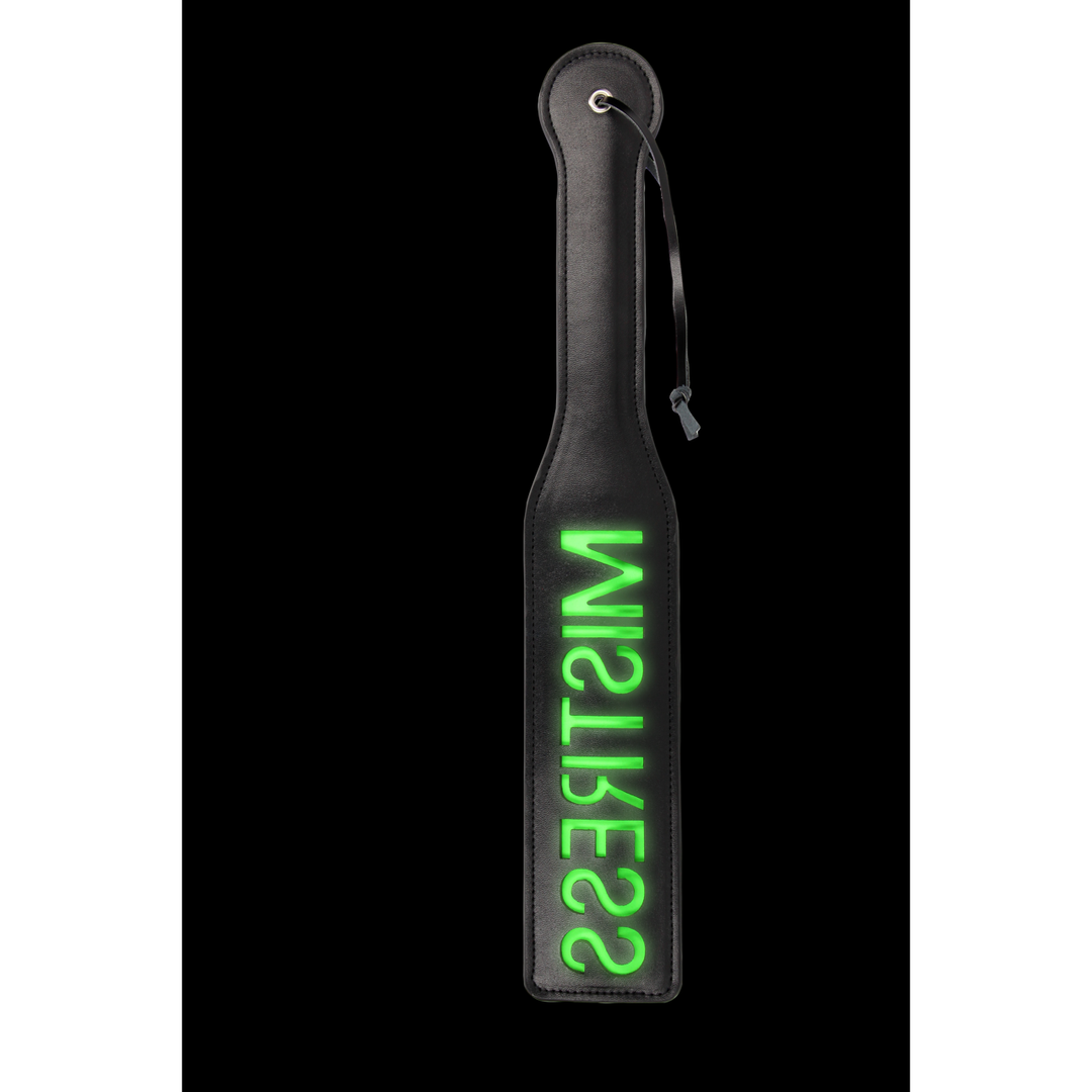 Mistress Paddle – Glow in the Dark – Neon Groen