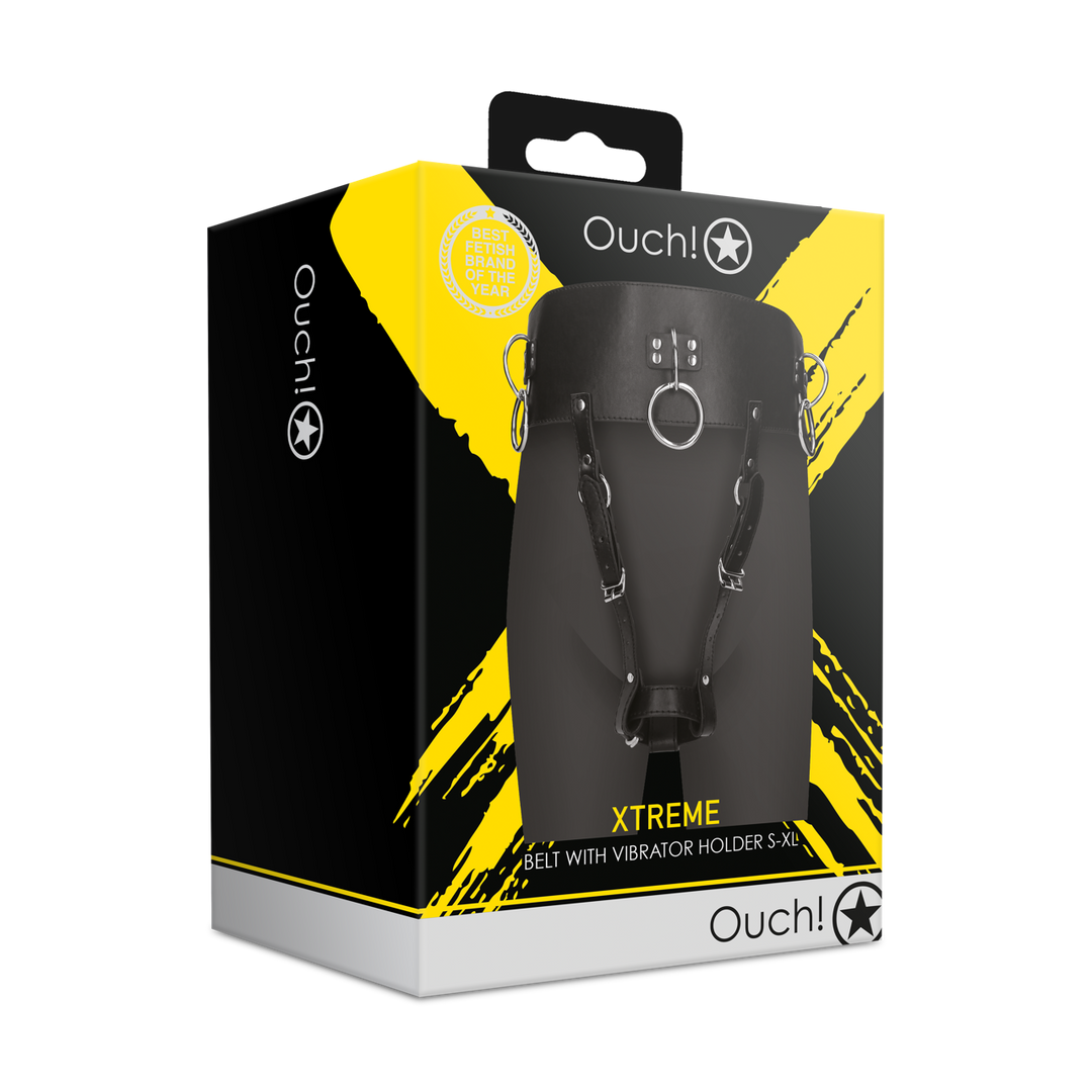 Riem met Vibrator Houder – Zwart