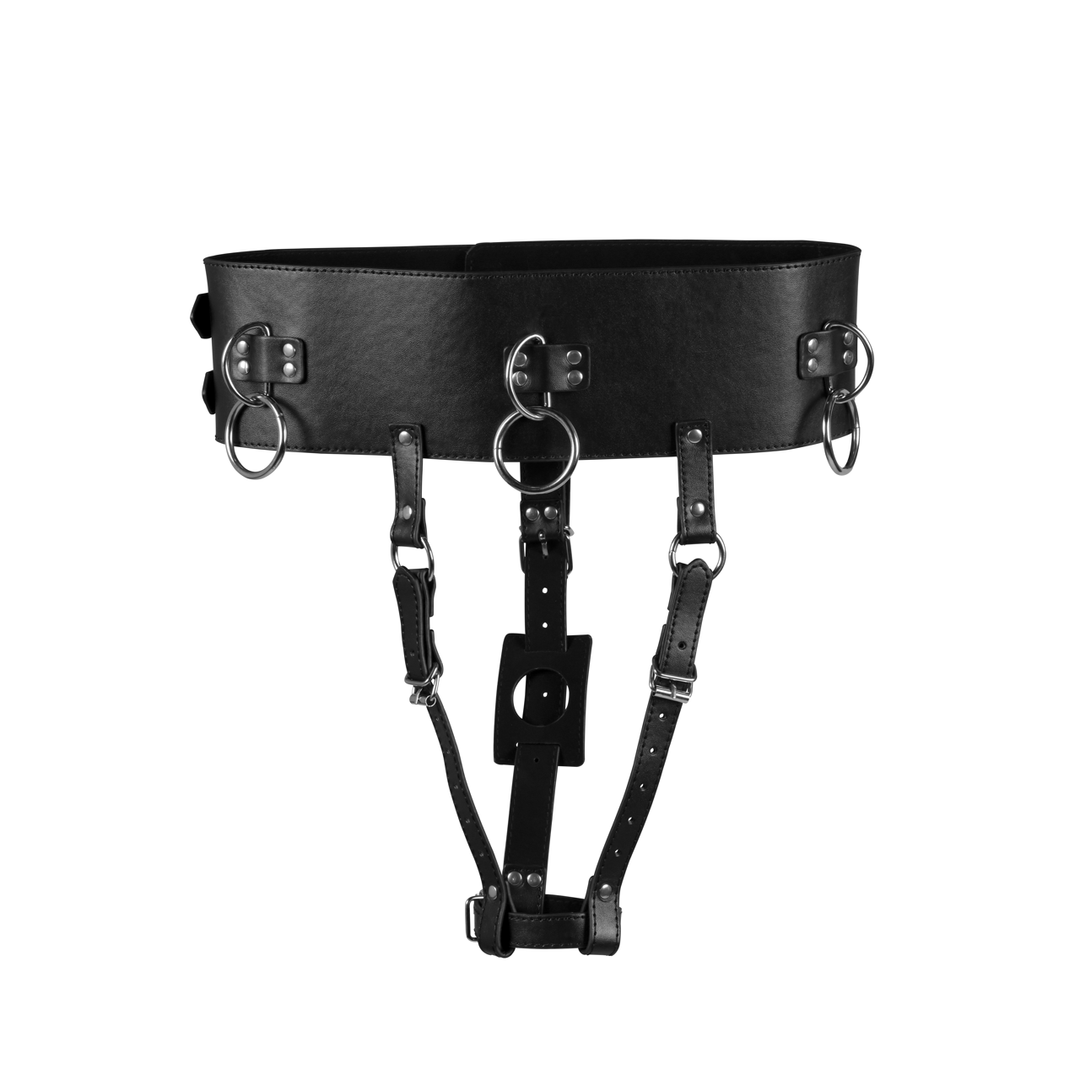 Riem met Vibrator Houder – Zwart