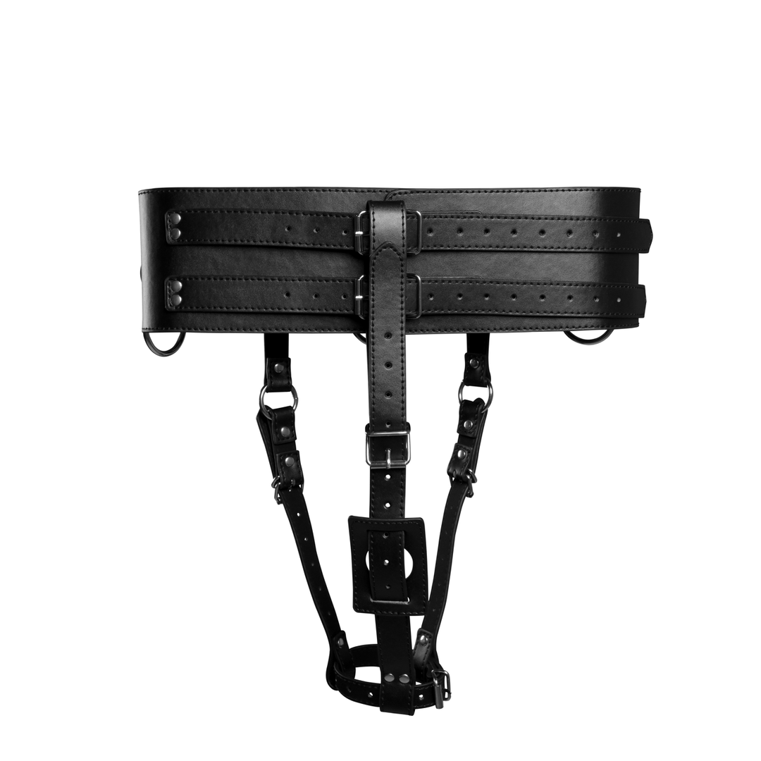 Riem met Vibrator Houder – Zwart
