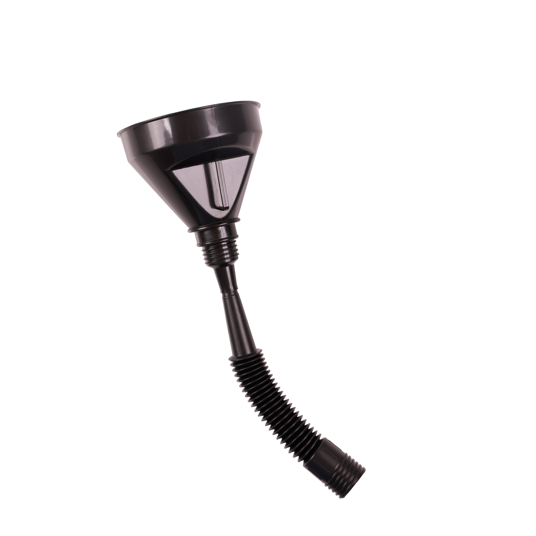 Open Mouth Gag Hoofdband met Trechter – Zwart
